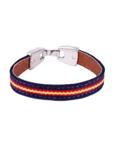 Pulsera Loneta Azul Bandera España