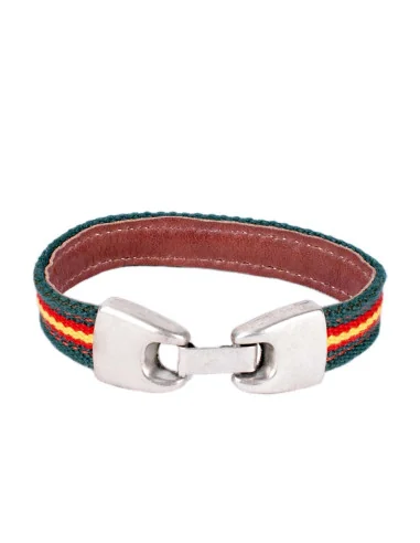 Pulsera Loneta Verde Bandera España