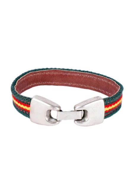 Pulsera Loneta Verde Bandera España
