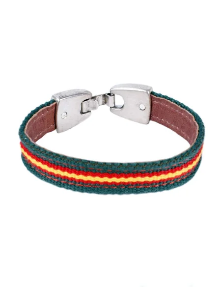 Pulsera Loneta Verde Bandera España