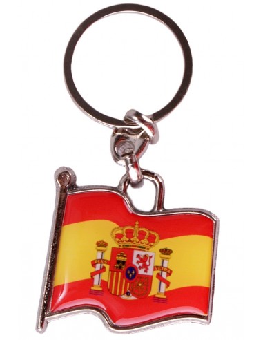 Llavero Bandera España con Escudo