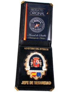 Cartera Identificativa del Ministerio del Interior-Jefe de Seguridad