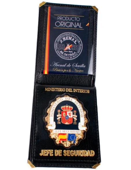 Cartera Identificativa del Ministerio del Interior-Jefe de Seguridad