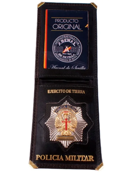 Cartera Identificativa de Policia Militar del Ejercito de Tierra