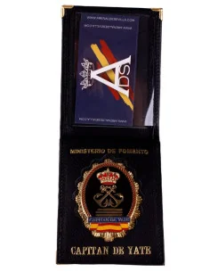 Cartera Placa Capitán de Yate