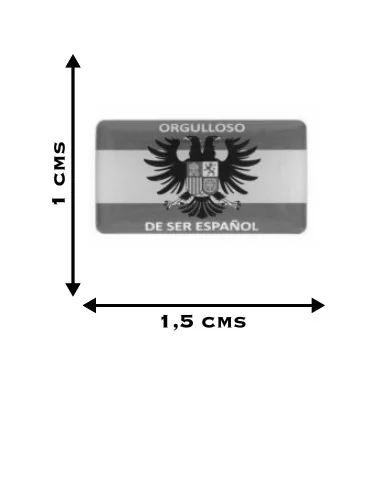 Pegatinas Mini Orgulloso de Ser Español