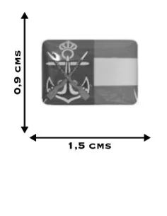 Pegatina Infantería Marina Relieve Mini 2