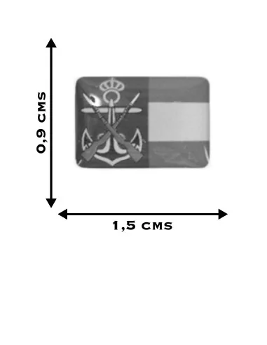 Pegatina Infantería Marina Relieve Mini 