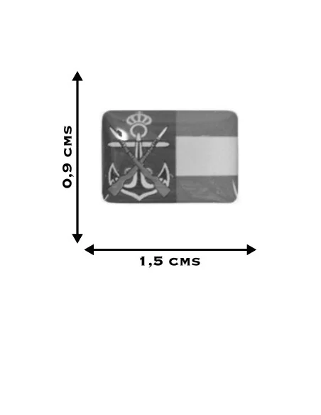 Pegatina Infantería Marina Relieve Mini 