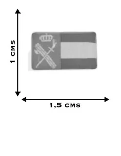 Pack de 3 Pegatinas de la Guardia Civil con la Bandera de España 2