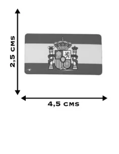 Pegatina Bandera España Actual Relieve 2