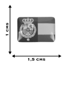 Pegatina Relieve Mini Felipe VI 2