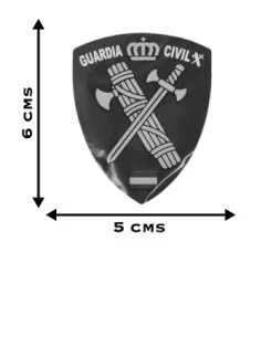 Pegatina Pequeña Guardia Civil 2
