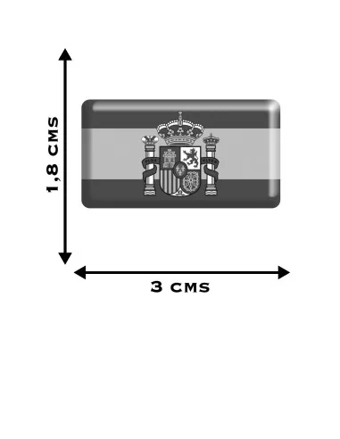 Pegatina Bandera España Actual x2