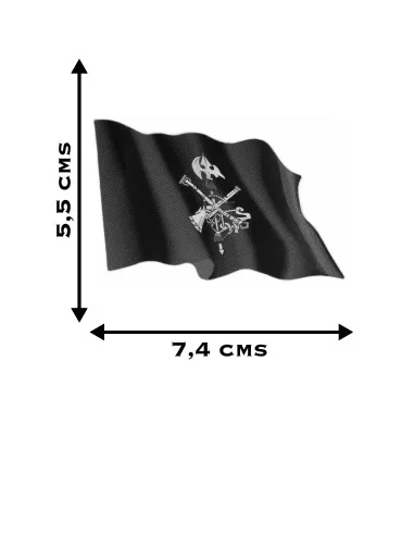 Pegatina Bandera Legión Ondeante