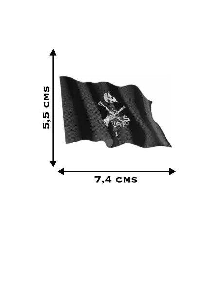 Pegatina Bandera Legión Ondeante