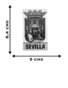 Pegatina con el Escudo de Sevilla 2