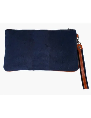 Cartera Bandera España de Mano Lona Marino