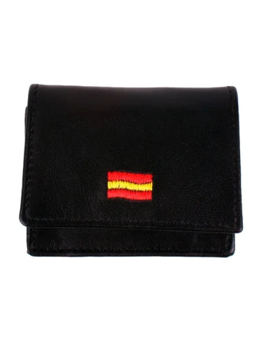 Monedero Bandera España Negro