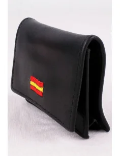 Monedero Bandera España Negro