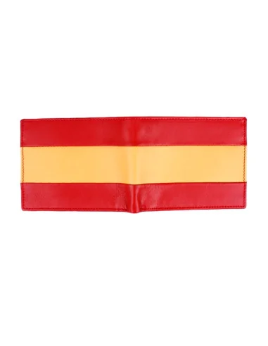 Cartera de Piel Bandera España