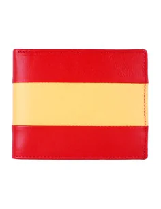 Cartera de Piel Bandera España