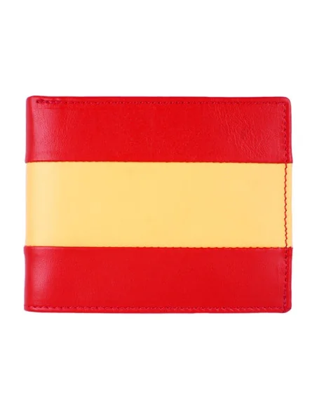 Cartera de Piel Bandera España