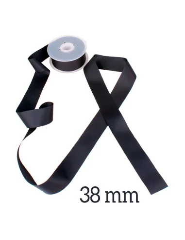 Cinta Negra para Crespón 38 mm