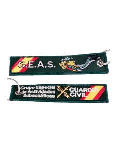Llavero Tela Bordado GEAS 2