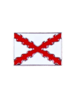 Pin Cruz Borgoña Rectangular