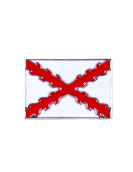 Pin Cruz Borgoña Rectangular