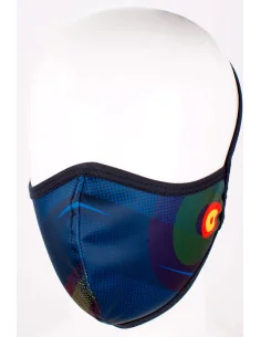 Mascarilla Azul con la Escarapela de Aviación Bandera España