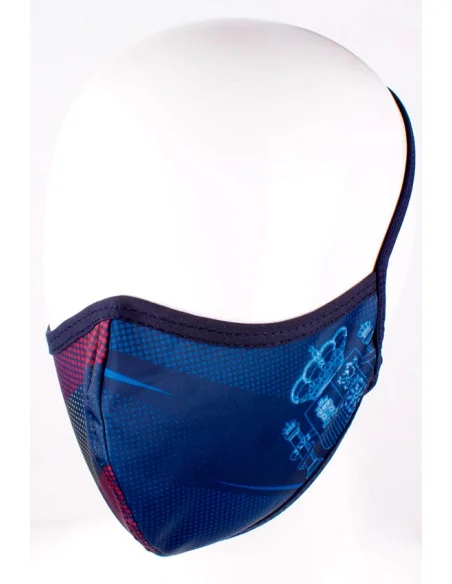 Mascarilla Azul con el Escudo de España