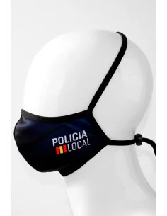 Mascarilla Policia Local Bandera España 2