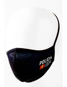 Mascarilla Policia Local Bandera España