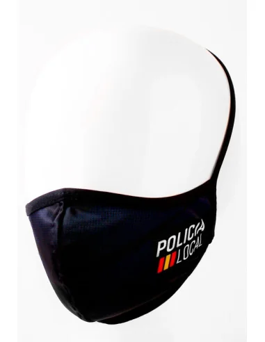 Mascarilla Policia Local Bandera España