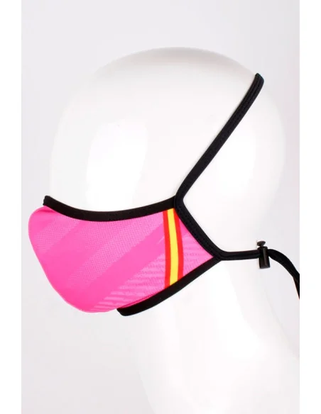 Mascarilla Rosa con Bandera España