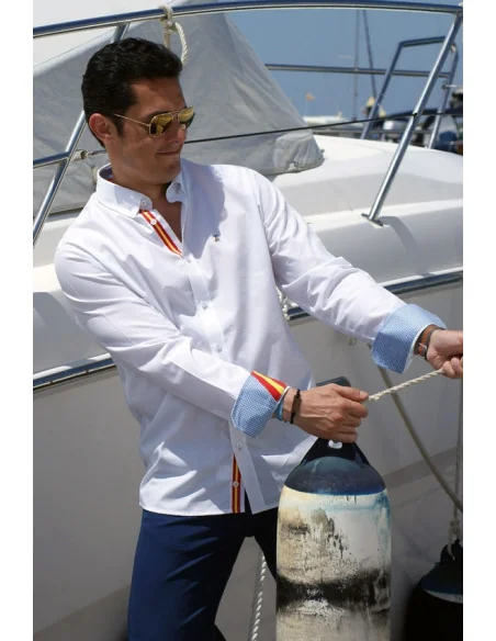 Camisa Hombre Detalles Bandera España