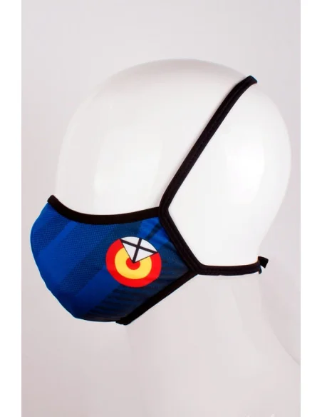 Mascarilla con la Escarapela de Aviación y Roquisqui Bandera España