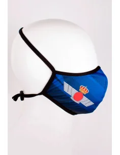 Mascarilla con la Escarapela de Aviación y Roquisqui Bandera España 2