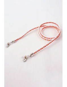 Cordón para Gafas y Mascarillas Blanco Bandera España