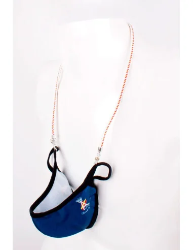Cordón para Gafas y Mascarillas Blanco Bandera España