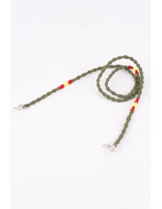 Cordón para Gafas y Mascarillas de Hilo Verde Bandera España