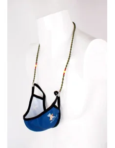 Cordón para Gafas y Mascarillas de Hilo Verde Bandera España 2