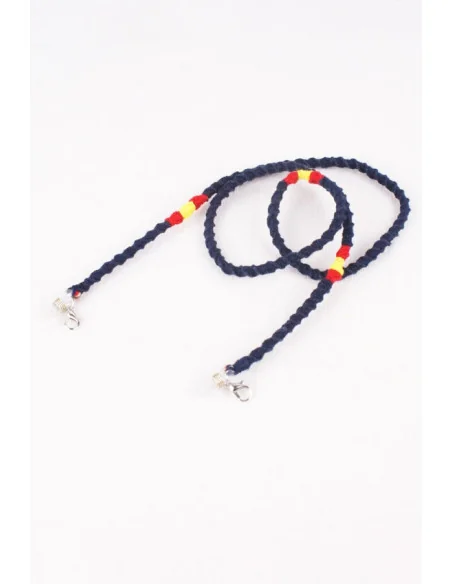 Cordón para Gafas y Mascarillas de Hilo Azul Bandera España