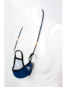 Cordón para Gafas y Mascarillas de Hilo Azul Bandera España 2