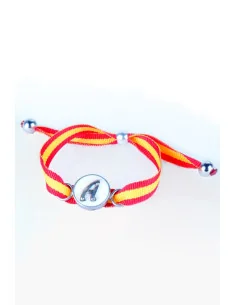 Pulsera con Iniciales con Bandera España