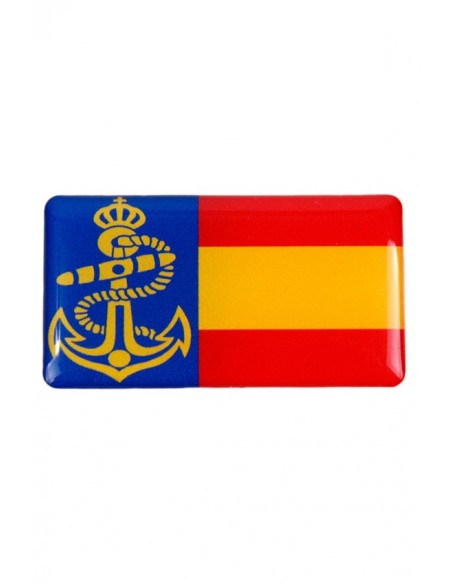 Pegatina Armada bandera España Relieve