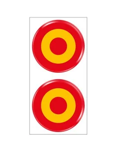 Blíster Pegatina Escarapela 2 unidades en Relieve