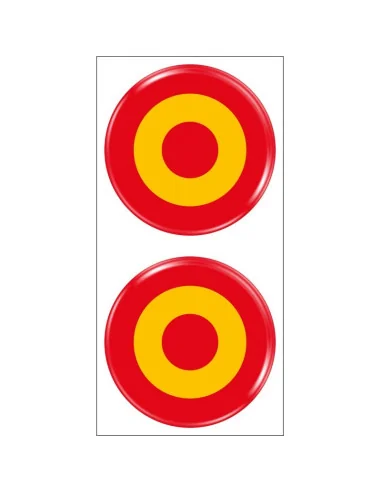 Blíster Pegatina Escarapela 2 unidades en Relieve
